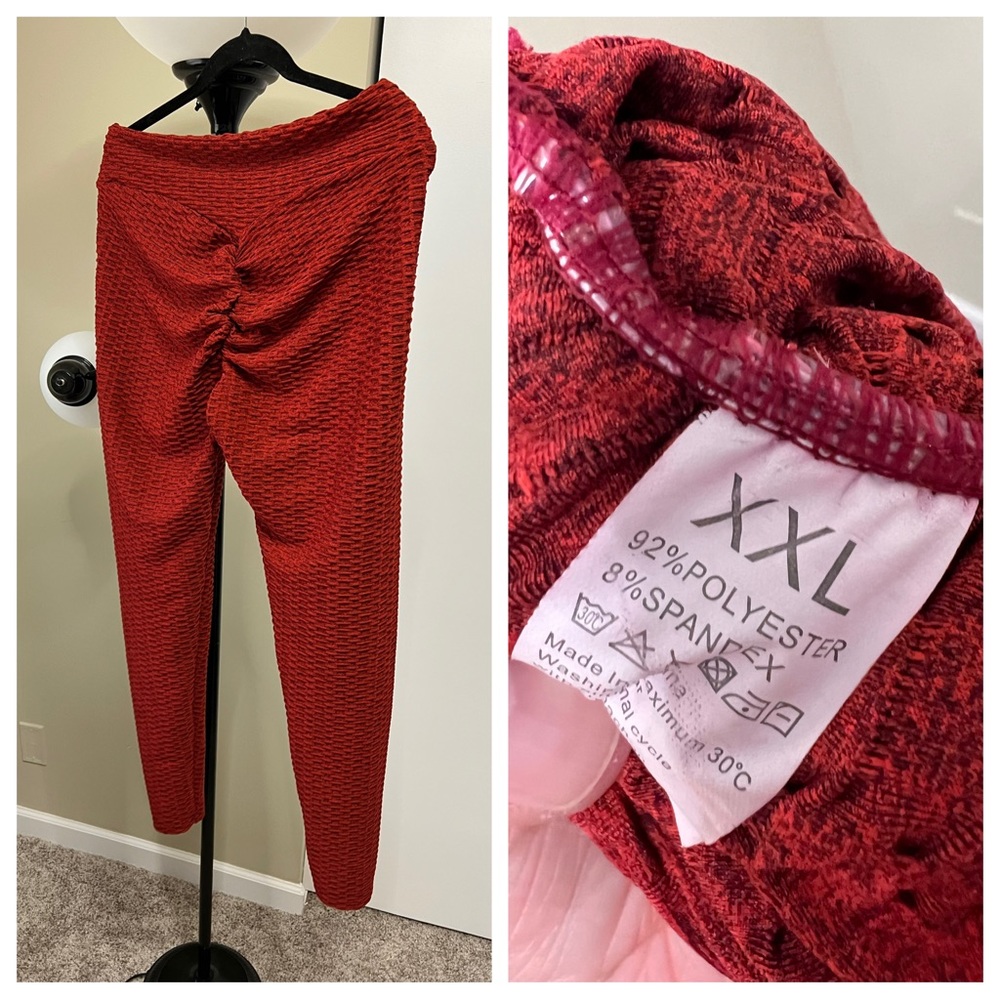 Red leggins